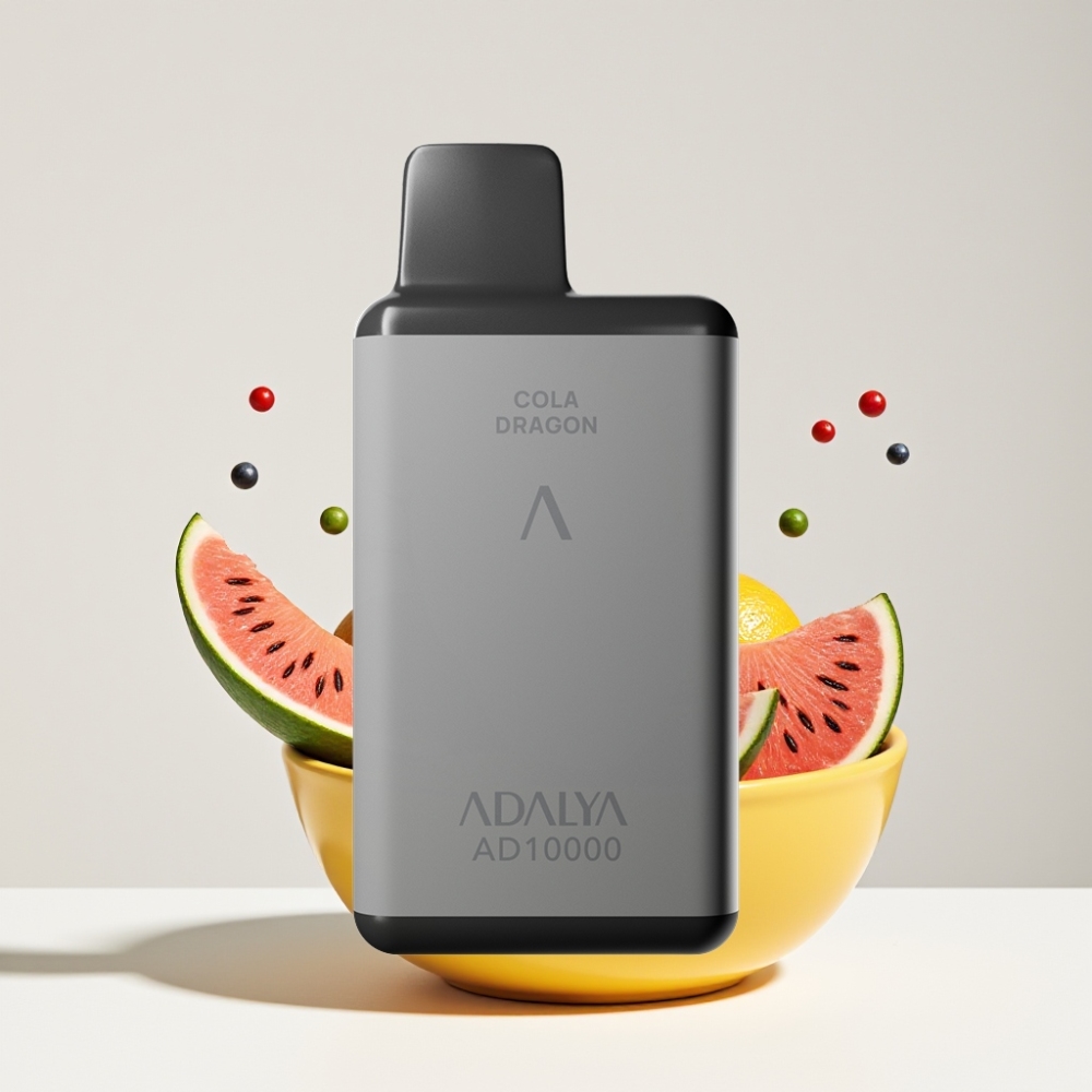Adalya AD 10000 Puffs Disposable Vape Australia Wholesale - Space Gray, USB-C, 14ml, 2% Nicotine