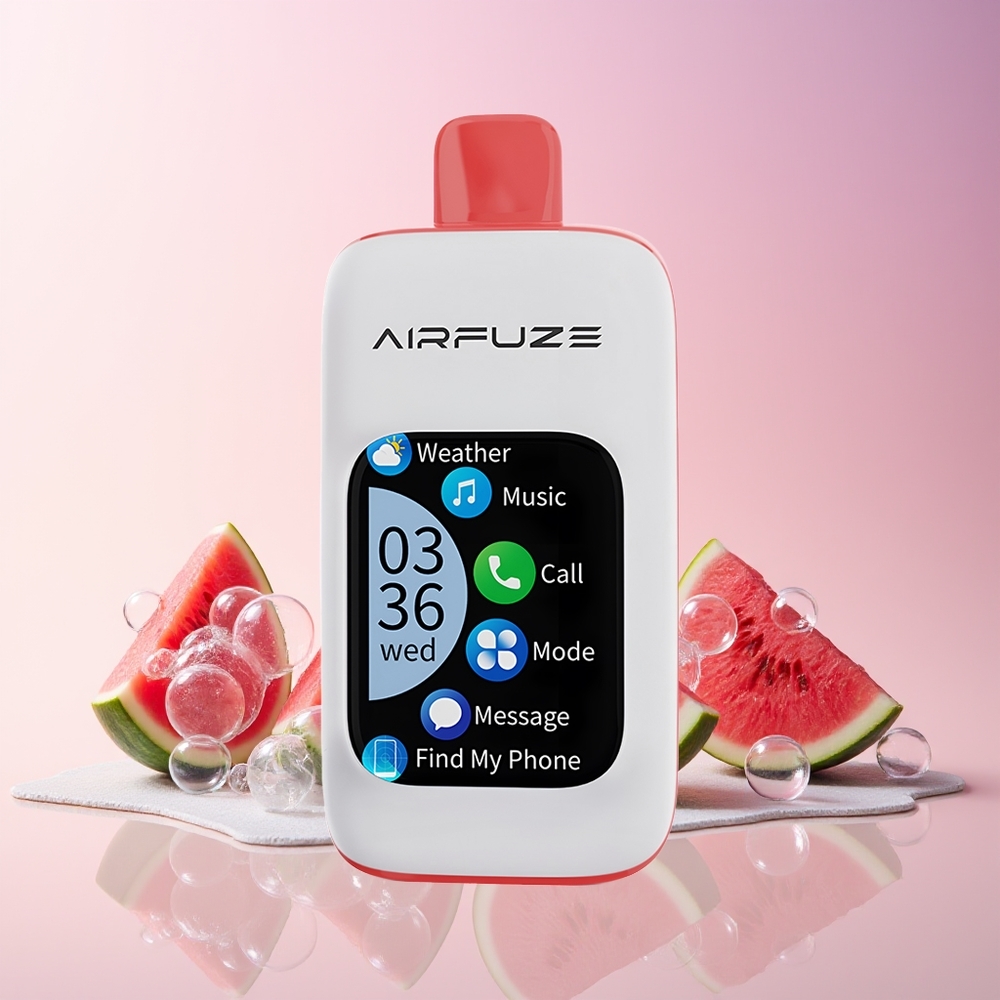 AirFuze Smart 30000 Puffs Disposable Vape – 5% Nicotine, 900mAh Battery, Type-C Charging (Australia Wholesale) Watermelon Ice