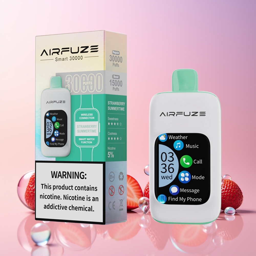 AirFuze Smart 30000 Puffs Disposable Vape – 5% Nicotine, 900mAh Type-C, 2.01