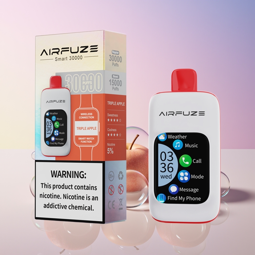 AirFuze Smart 30000 Puffs Disposable Vape – 5% Nicotine, 900mAh, Type-C (Australia Wholesale)