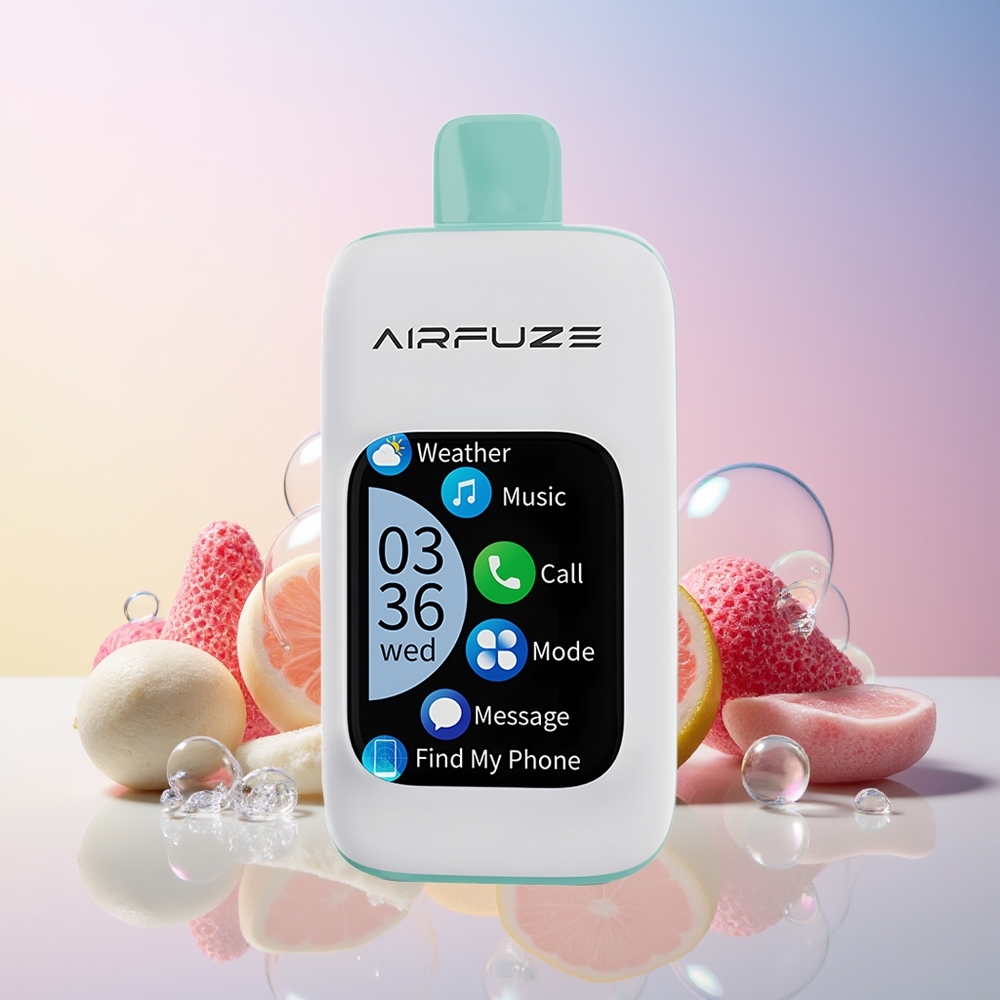 Australia Wholesale AirFuze Smart 30000 Puffs Disposable Vape – 5% Nicotine, 900mAh Battery, Type-C Charging, Rainbow Fruit Burst