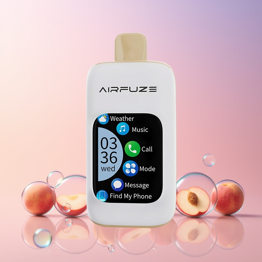 Australia Wholesale AirFuze Smart Pro 40000 Puffs Disposable Vape – 20ML E-Liquid, 900mAh Rechargeable (Juicy Peach)