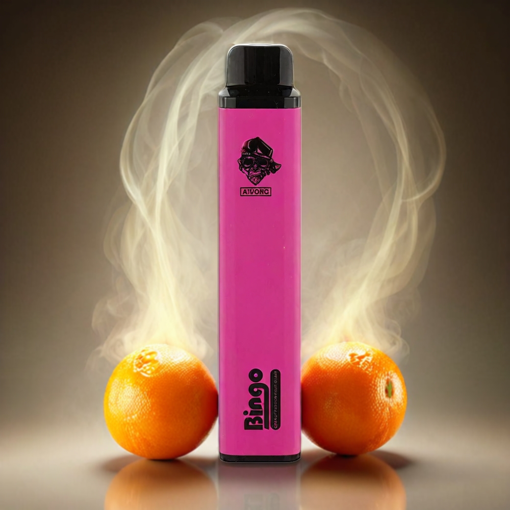 Aivono Aim Bingo 4000 Puffs Vape, Orange Passion Fruit Guava