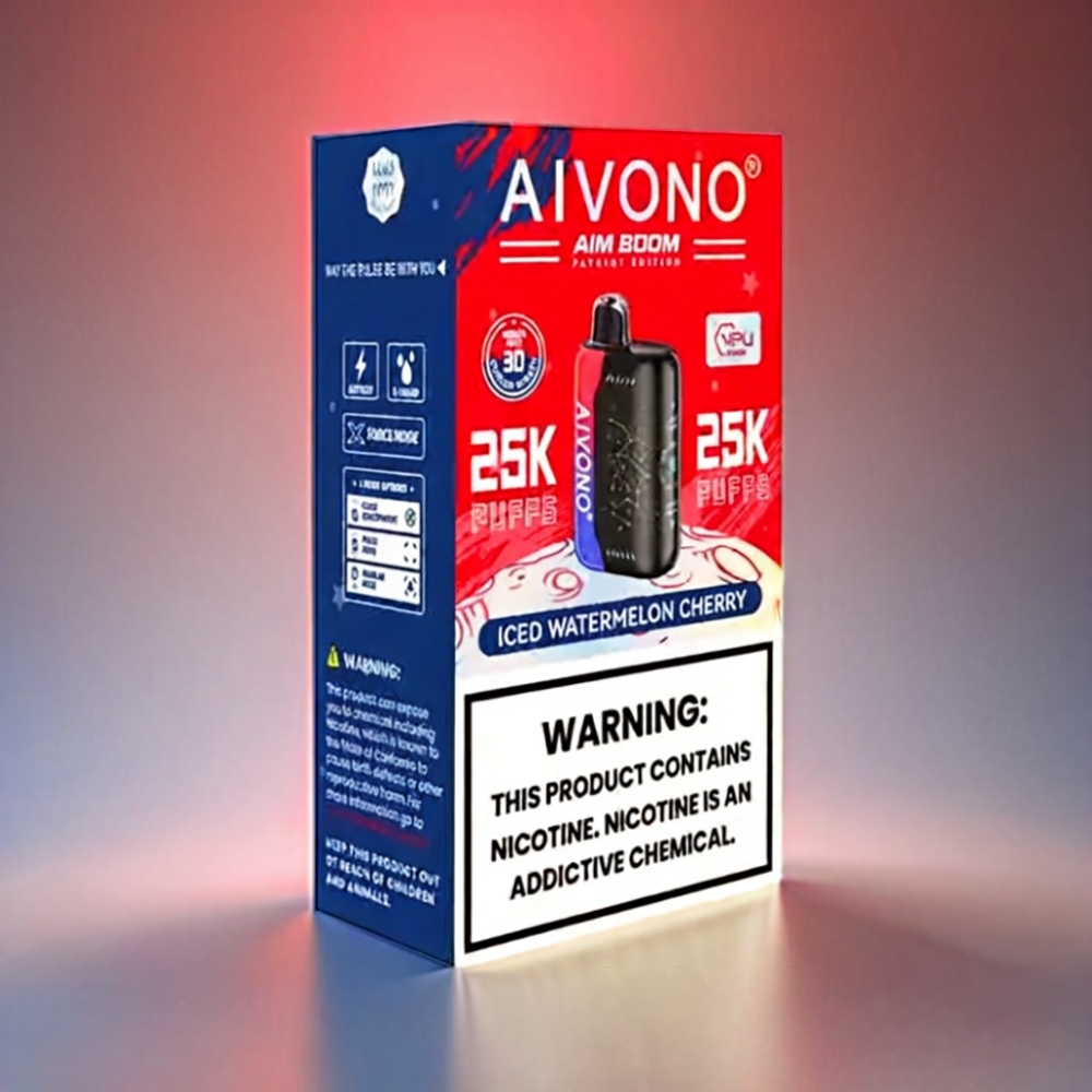 Aivono Aim Boom 25000 Puffs Iced Watermelon Cherry Vape