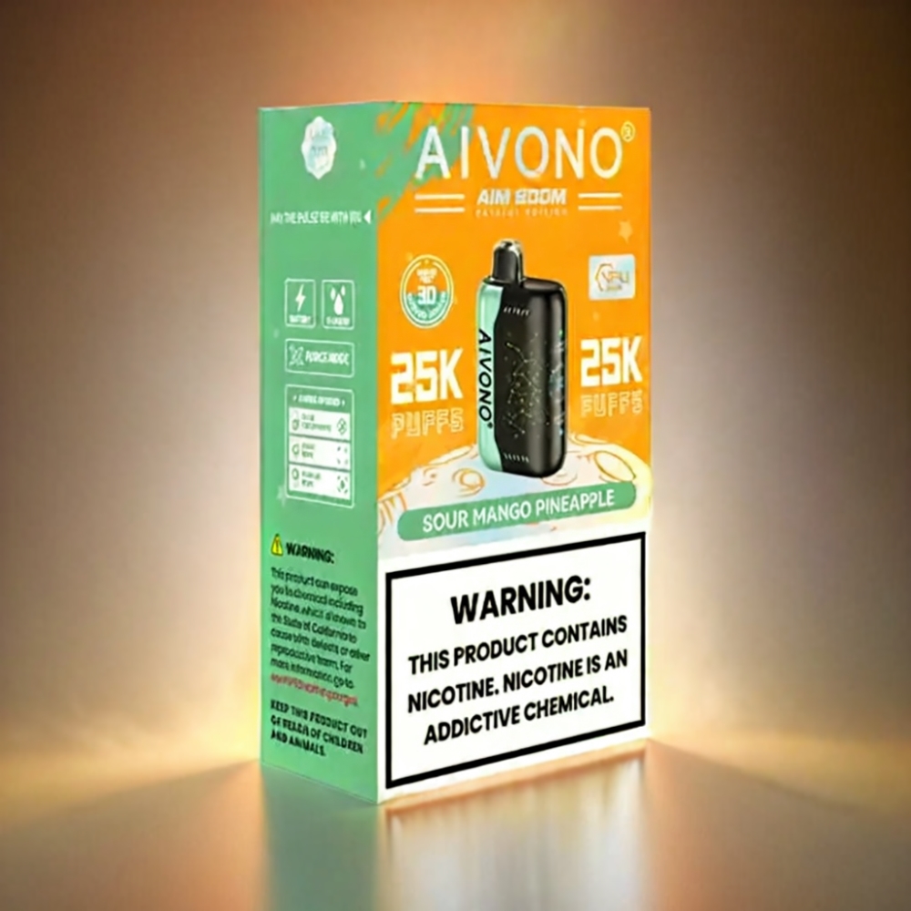 Aivono Aim Boom 25000 Puffs Vape - Sour Mango Pineapple