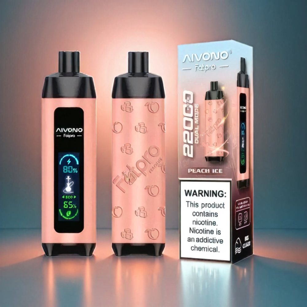 Aivono Aim Fatpro 22000 Puffs Vape - Peach Ice