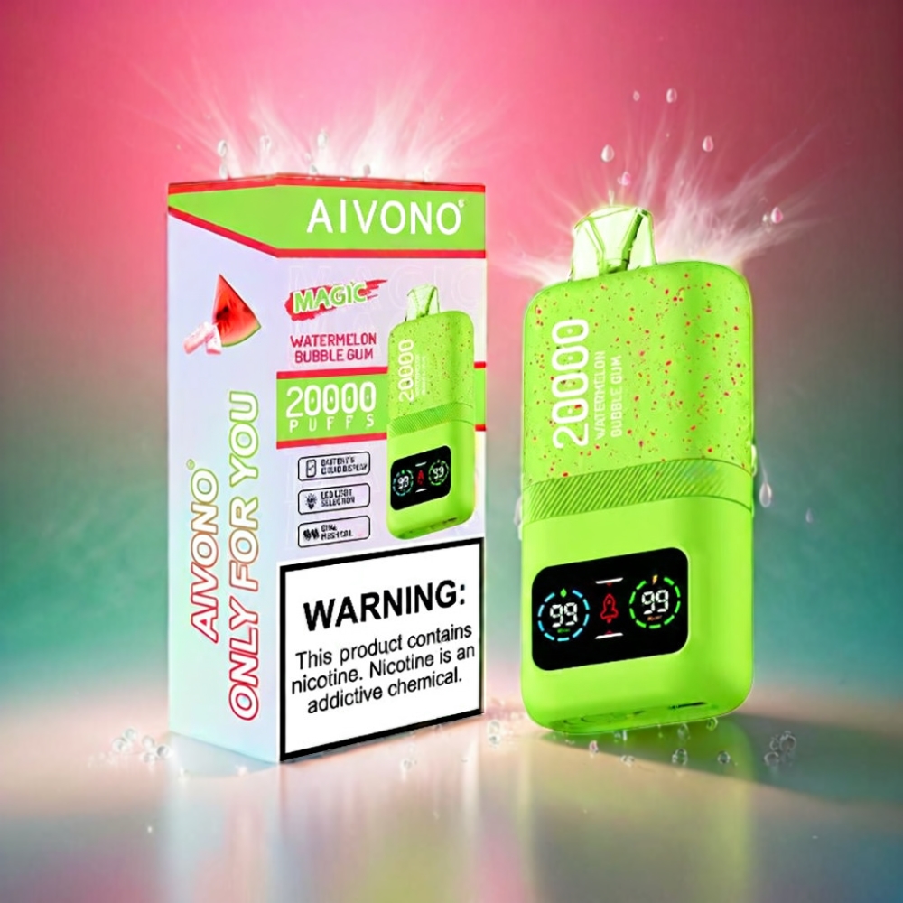 Aivono Aim Magic 20000 Puffs Vape Watermelon Bubble Gum