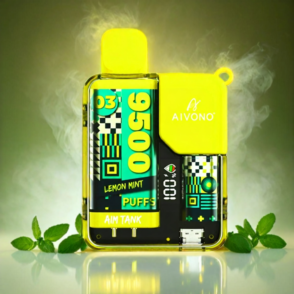 Aivono Aim Tank 9500 Puffs Lemon Mint Vape