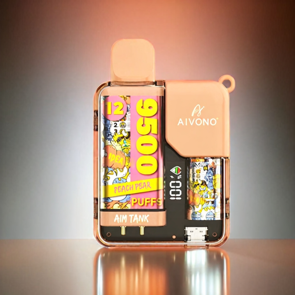 Aivono Aim Tank 9500 Puffs Peach Pear Vape