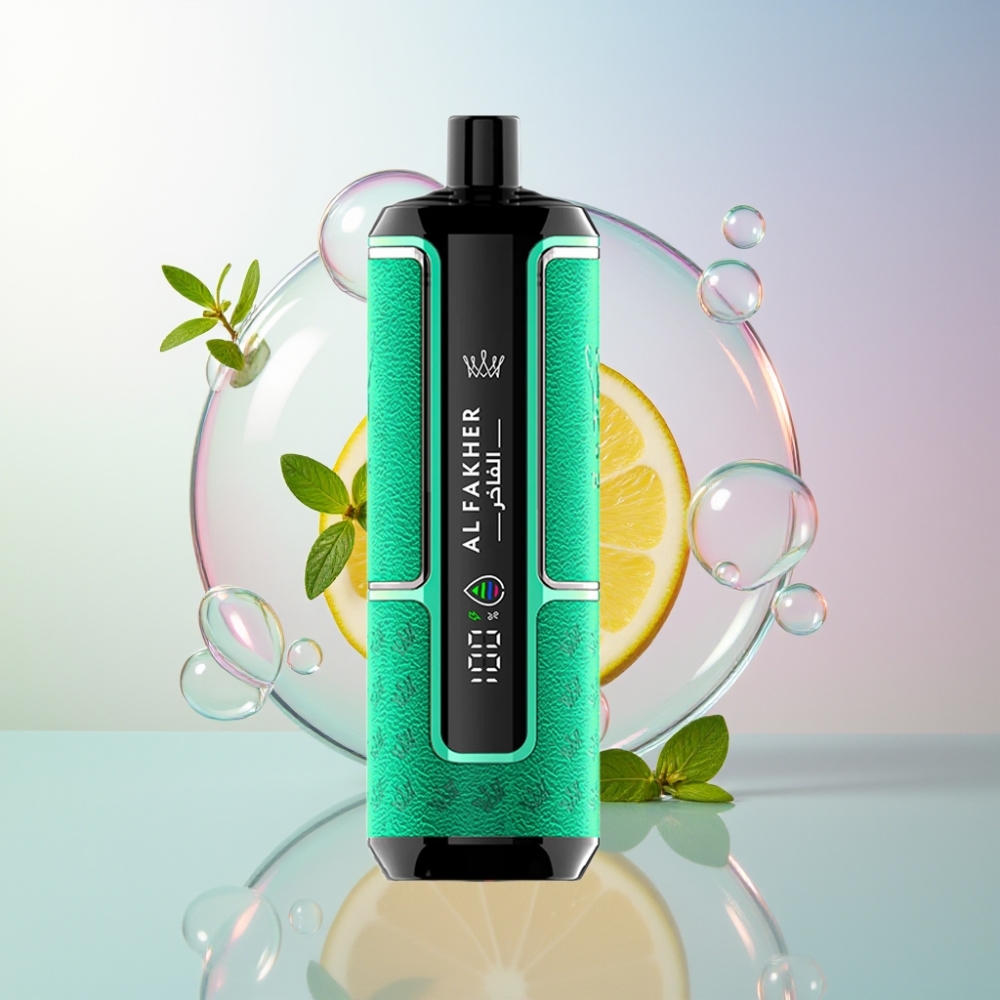 Al Fakher Crown Bar 15K Hypermax 22ml 15000 Puffs Australia Wholesale Disposable Vape Kit Lemon Mint