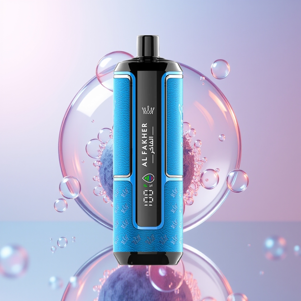 Al Fakher Crown Bar 15K Hypermax Australia Wholesale 22ml 15,000 Puffs Blueberry Gum Disposable Vape Kit