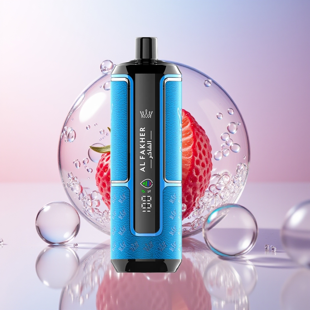 Al Fakher Crown Bar 15K Hypermax Australia Wholesale Disposable Vape Kit - 22ml, 15K Puffs, Berry Ice
