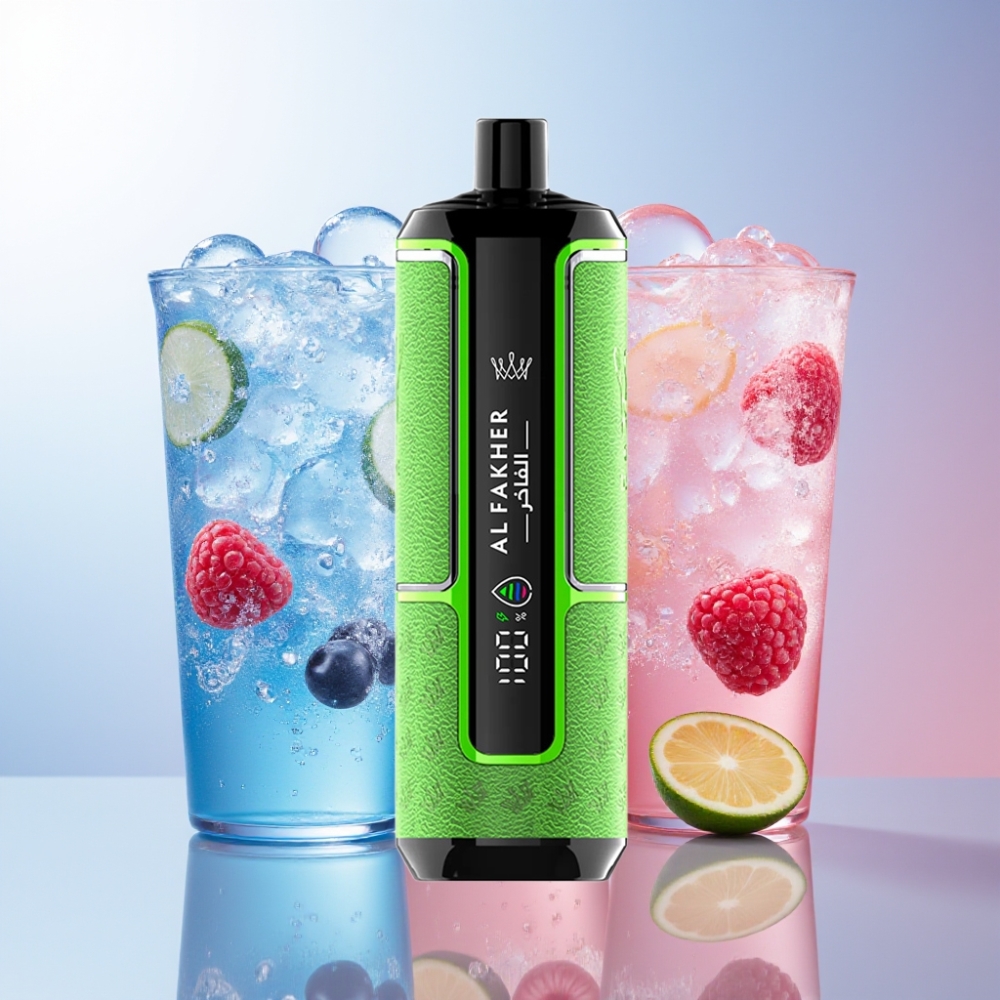 Al Fakher Crown Bar 15K Hypermax Disposable Vape Kit - 22ml, 600mAh, Type-C, Australia Wholesale, Blue Razz Lemonade