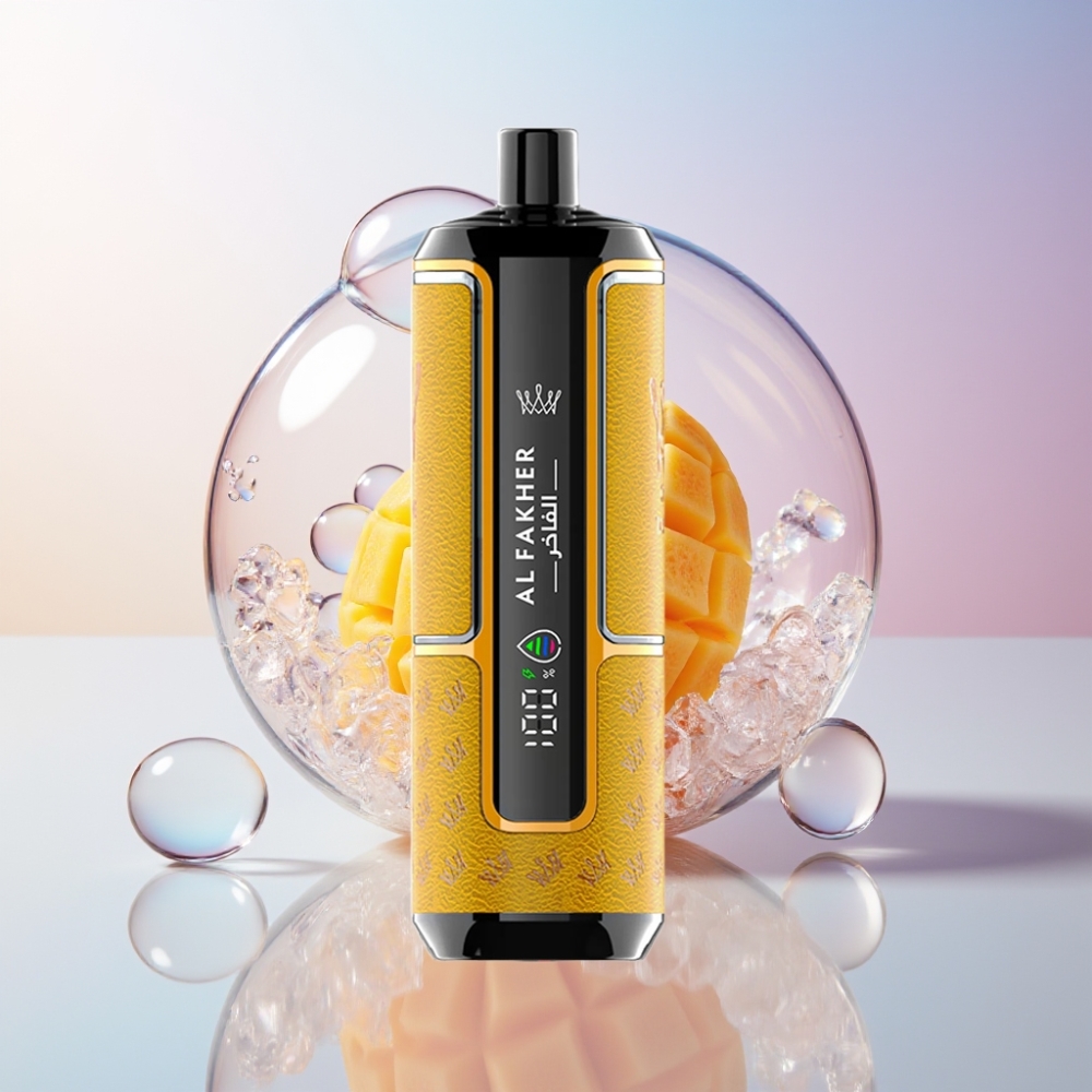 Al Fakher Crown Bar 15K Hypermax Disposable Vape Kit 22ml 600mAh Type-C Australia Wholesale Mango Ice