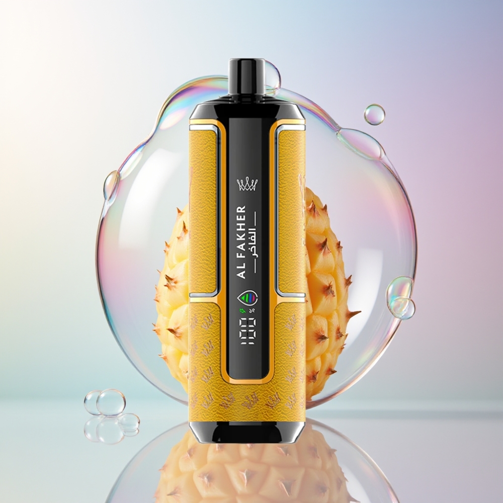 Al Fakher Crown Bar 15K Hypermax Disposable Vape Kit 22ml 600mAh Type-C Australia Wholesale Mango Pineapple