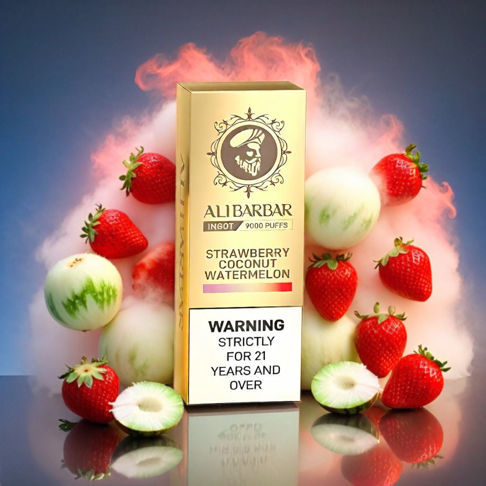 Alibarbar Ingot 9000 Puffs Vape - Strawberry Coconut Watermelon