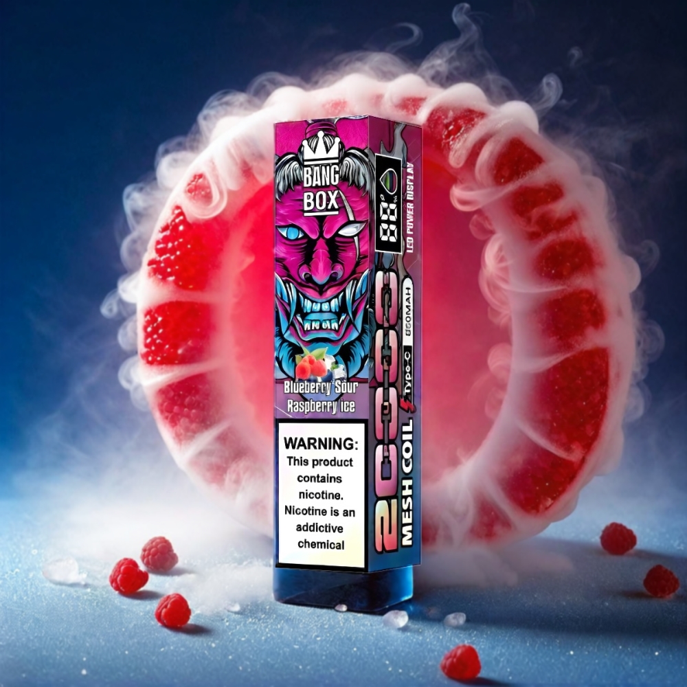 Bang Box 20000 Puffs Vape - Blueberry Sour Raspberry Ice