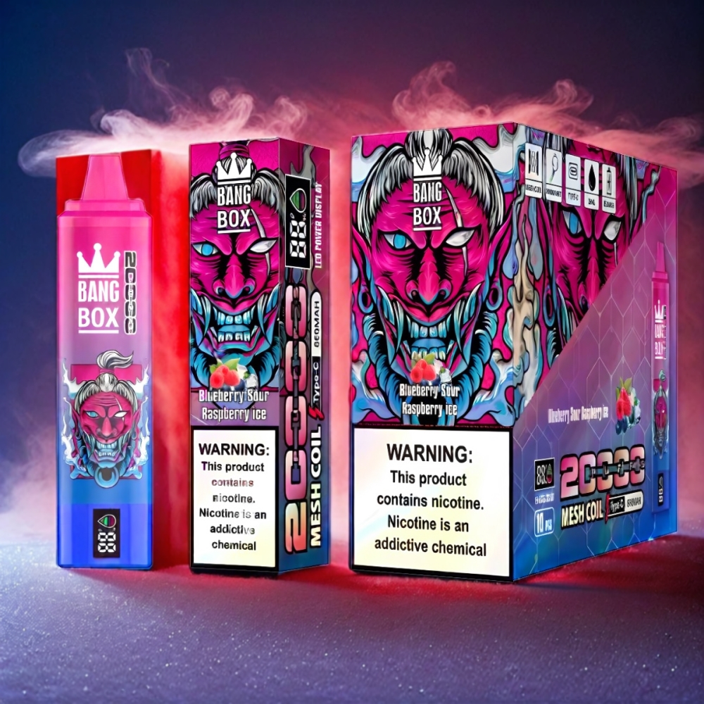 Bang Box 20000 Puffs Vape - Blueberry Sour Raspberry Ice