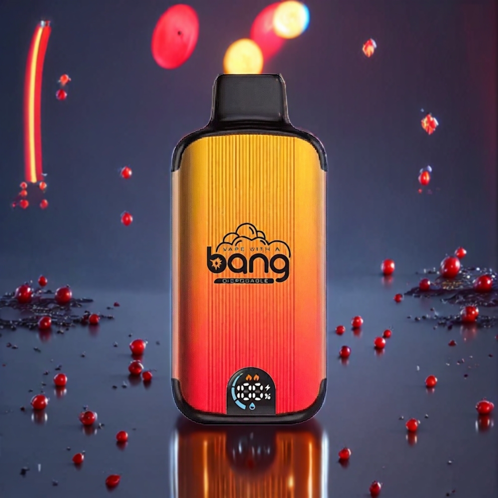 Australia Wholesale Bang 20000 Puffs Disposable Vape – 13400mAh Battery, Dual Mesh Coil, Smart Screen (0%-5% Nicotine, Red Bull)