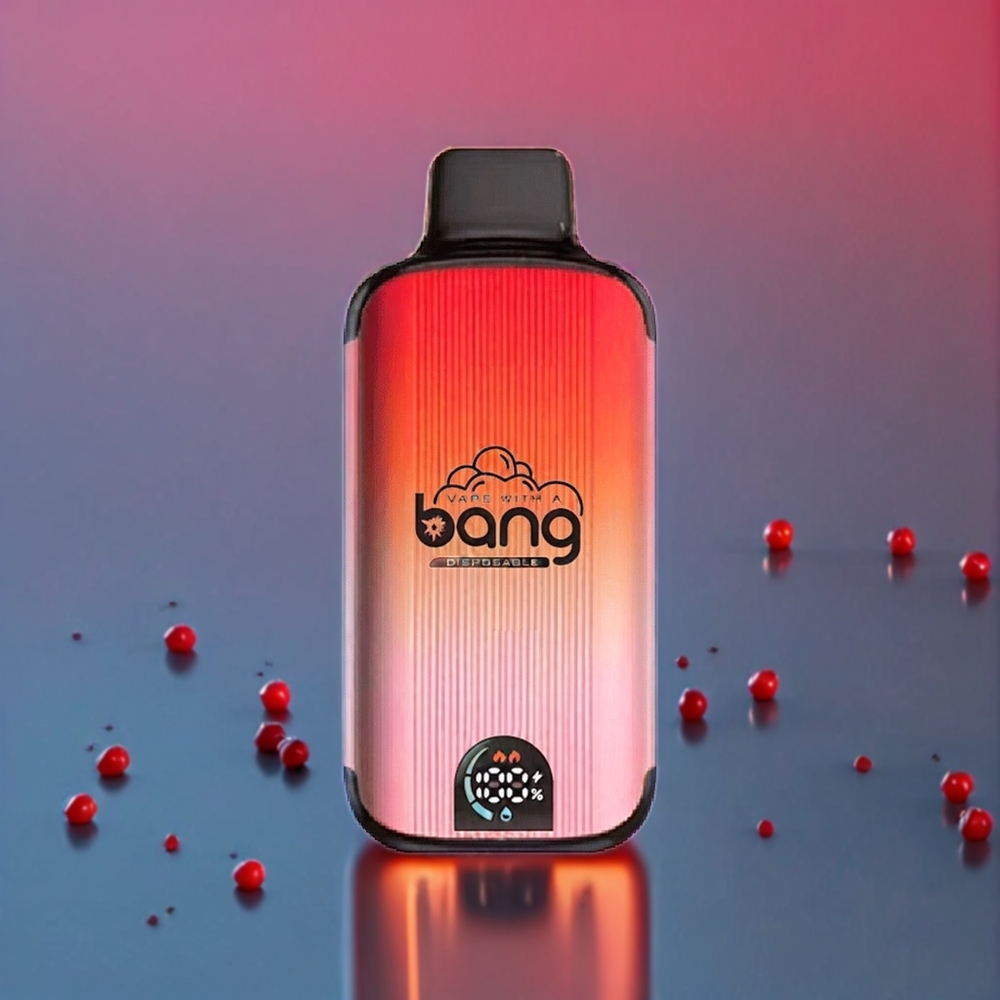Australia Wholesale Bang 20000 Puffs Disposable Vape – 13400mAh Battery, Dual Mesh Coil, Type-C Charging (Raspberry Watermelon)