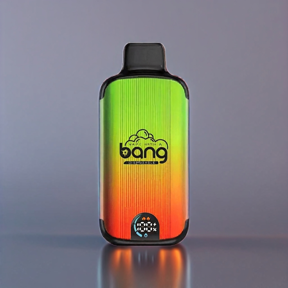Australia Wholesale Bang 20000 Puffs Disposable Vape – 13400mAh Battery, Type-C Charging, Dual Mesh Coil (Strawberry Kiwi)