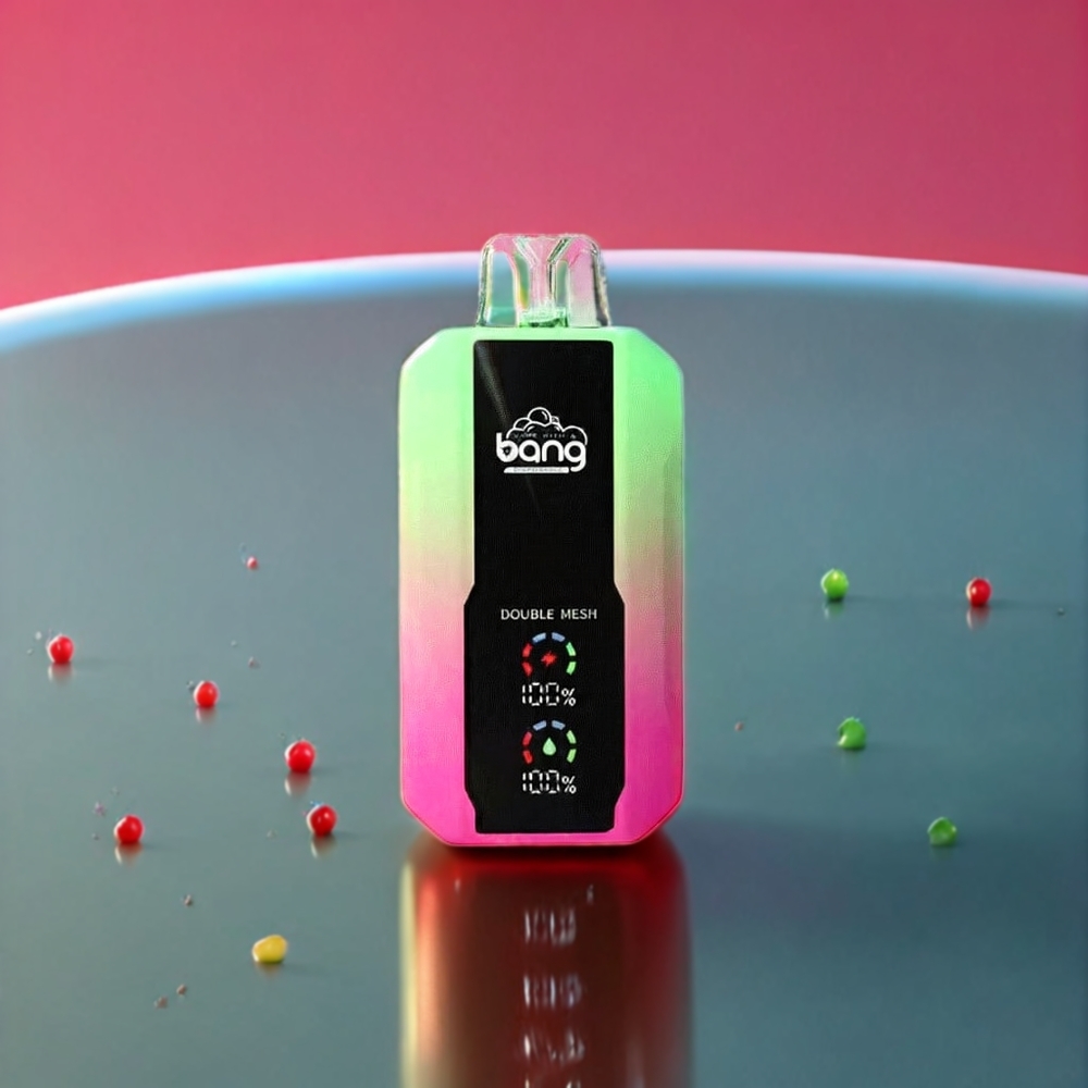 Australia Wholesale Bang 25000 Puffs Disposable Vape – 30ml E-liquid, Type-C Charging, 1.0ohm Mesh Coil (Watermelon Bubble Gum)