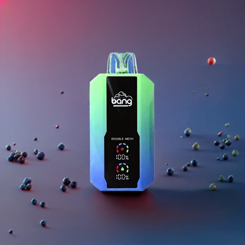 Bang 25000 Puffs Disposable Vape – 30ml Mesh Coil, Type-C Charging (Blueberry Mint) | Australia Wholesale
