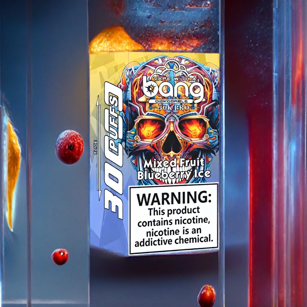 Australia Wholesale Bang 30K Pro 30000 Puffs – Dual-Flavor System, 36mL E-Liquid, 5% Nicotine (Mixed Fruit & Blueberry Ice)
