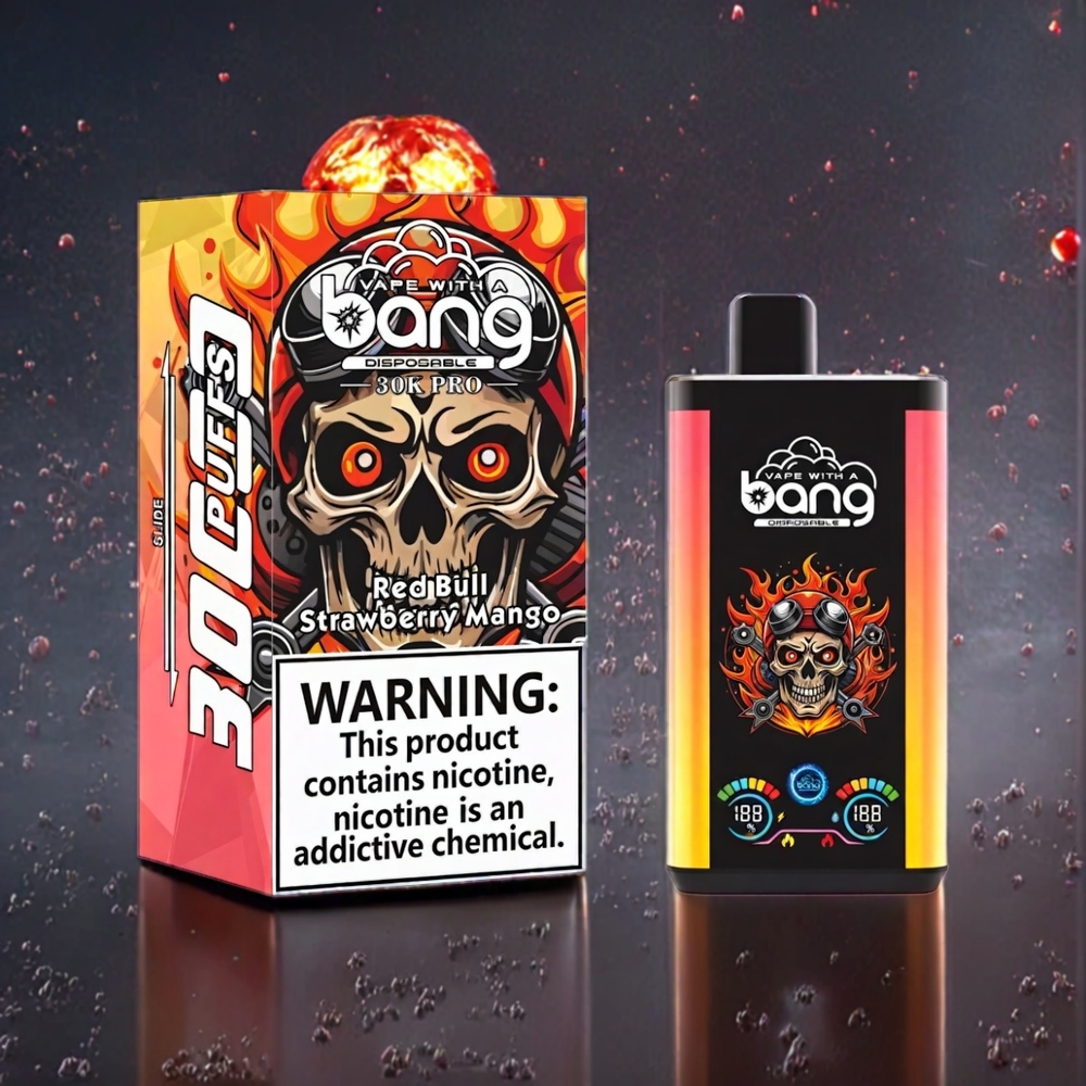 Bang 30K Pro 30000 Puffs Australia Wholesale – Dual Flavor (Red Bull & Strawberry Mango) 36mL