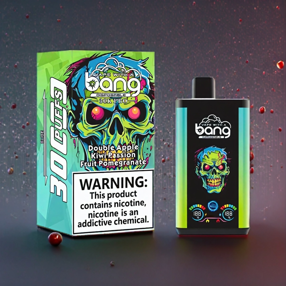 Bang 30K Pro 30000 Puffs Australia Wholesale – Dual-Flavor System, 36mL E-Liquid, 550mAh Battery (0%-5% Nicotine)