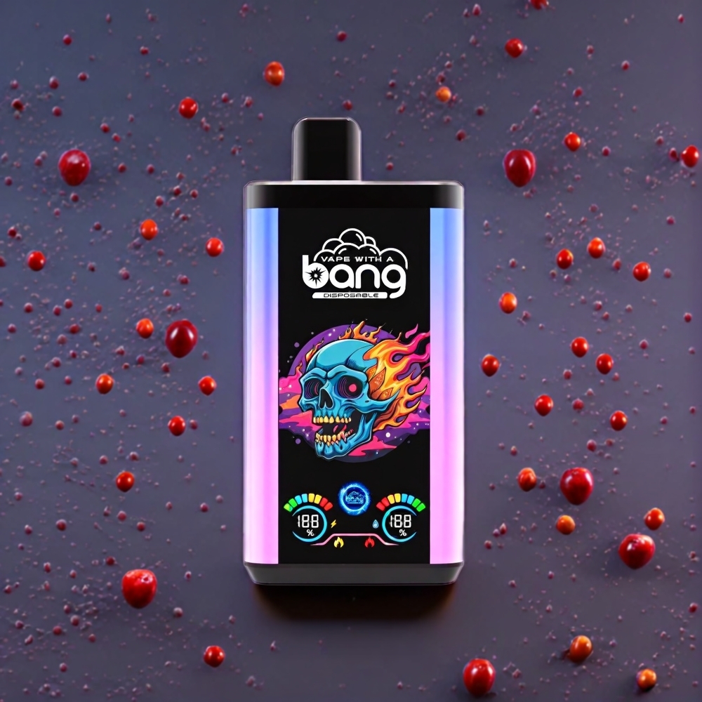 Bang 30K Pro 30000 Puffs Australia Wholesale – Dual-Flavor System, 36ml E-Liquid, 550mAh (Sakura Grape & Strawberry Lychee)