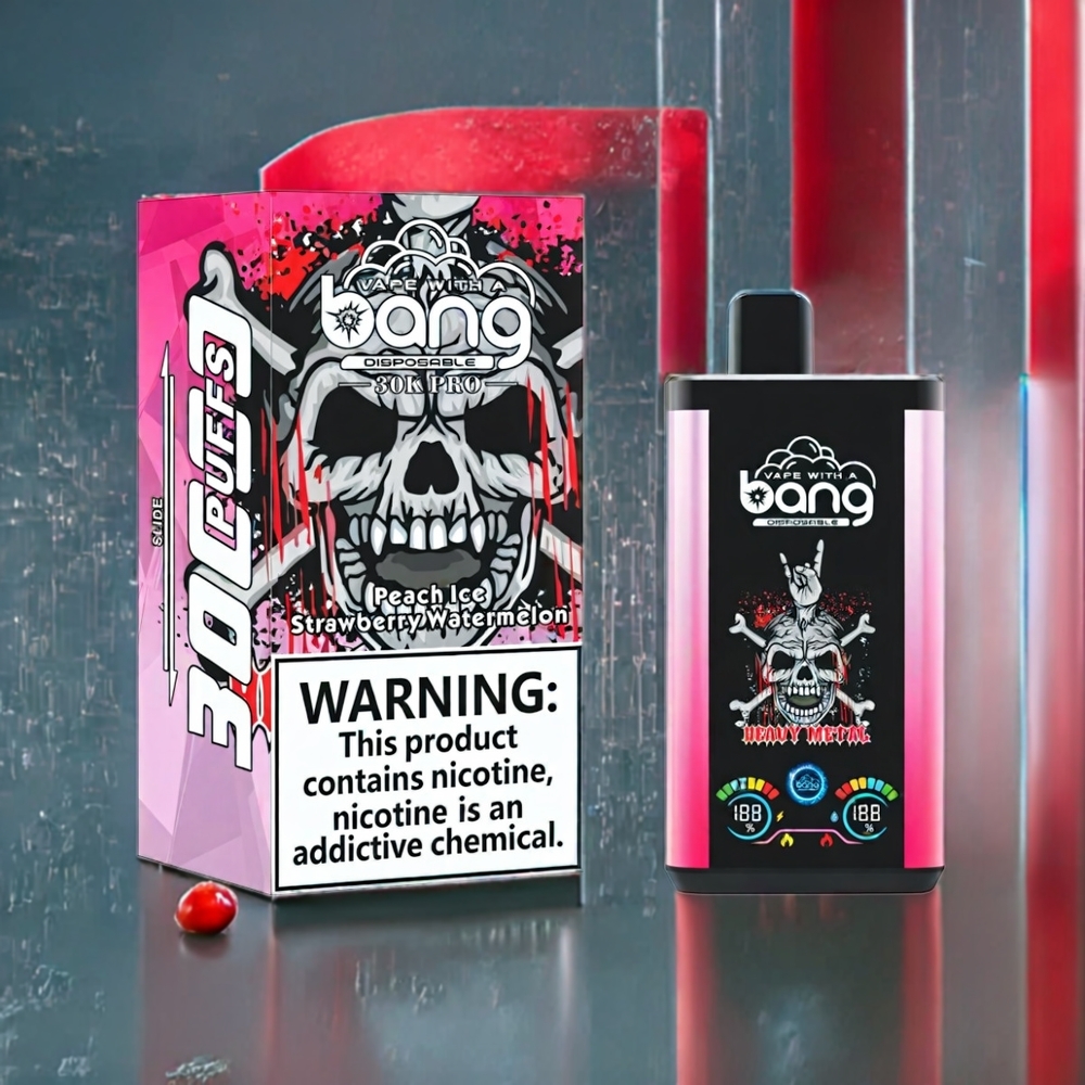 Bang 30K Pro 30000 Puffs Disposable Vape – 36ml, Dual-Flavor System (Peach Ice & Strawberry Watermelon) | Australia Wholesale