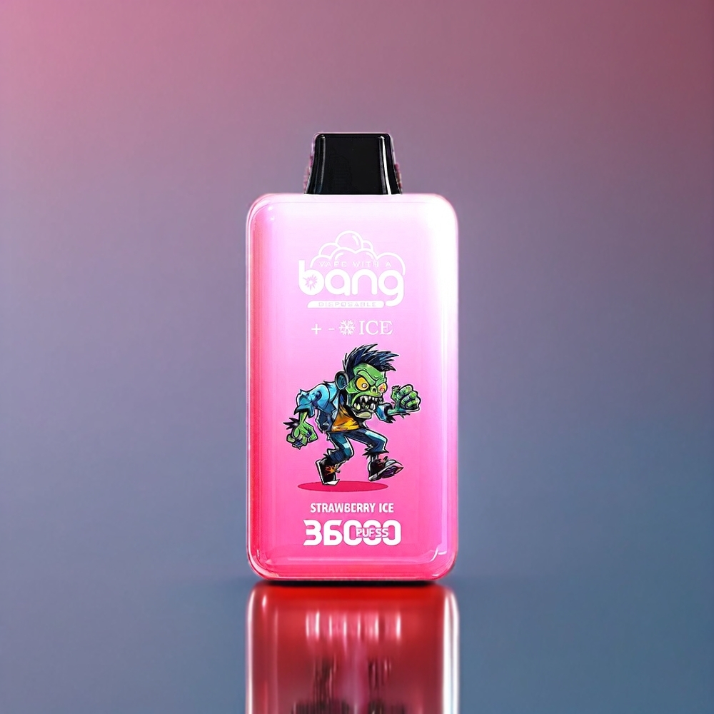 Bang 36000 Ice Level Disposable Device – 36ml, 850mAh, Australia Wholesale (Strawberry Ice)