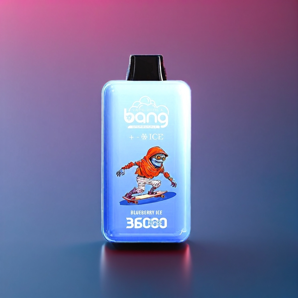 Bang 36000 Ice Level Disposable Device – 36ml | 850mAh | Mesh Coil | Australia Wholesale (Blueberry Ice)