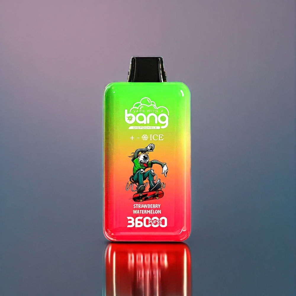 Bang 36000 Ice Level Disposable Device – 36ml / 850mAh / Mesh Coil (Australia Wholesale) – Strawberry Watermelon