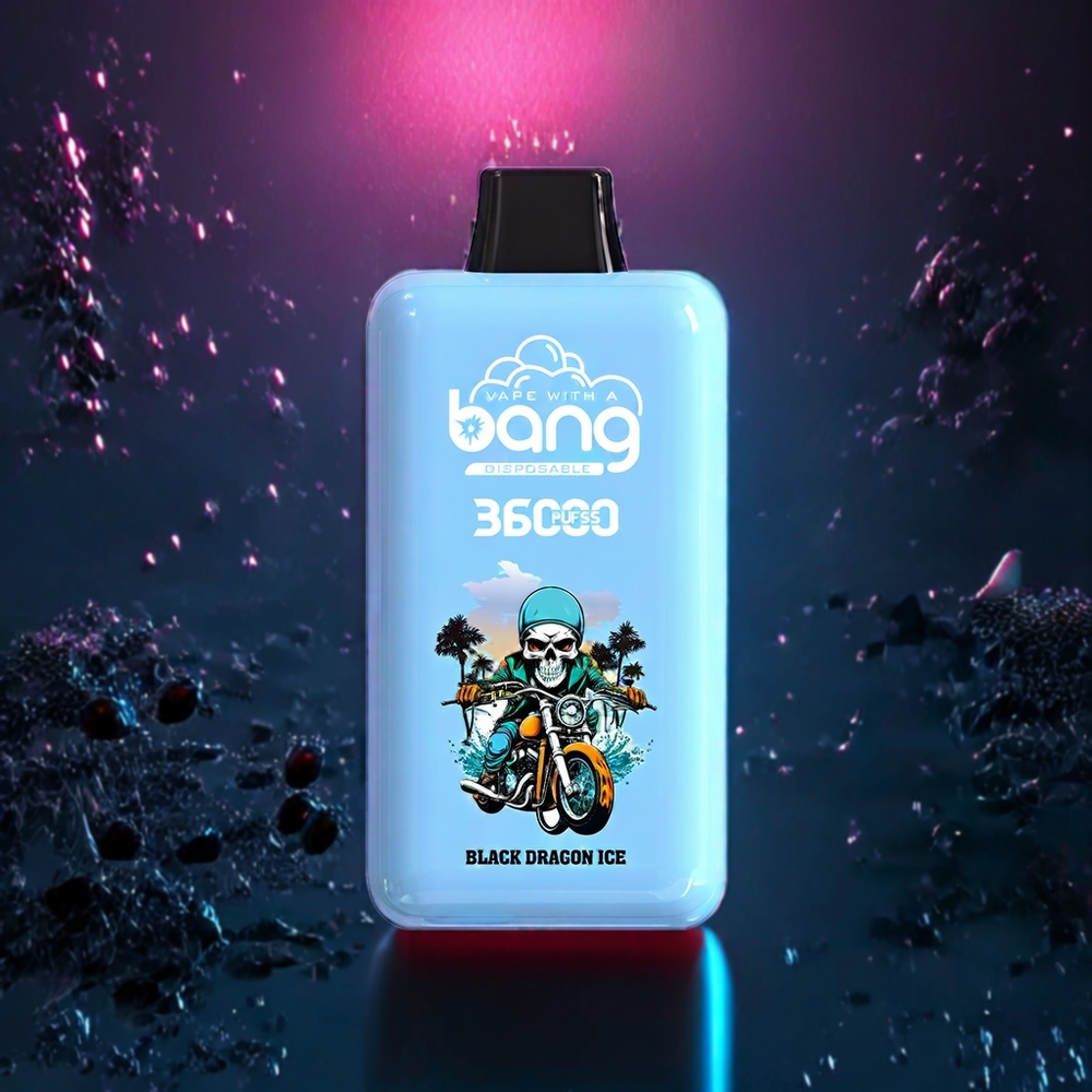 Australia Wholesale Bang 36000 Power Disposable Vape – 36ML E-Liquid, 850mAh Battery, 36000 Puffs (Black Dragon Ice)