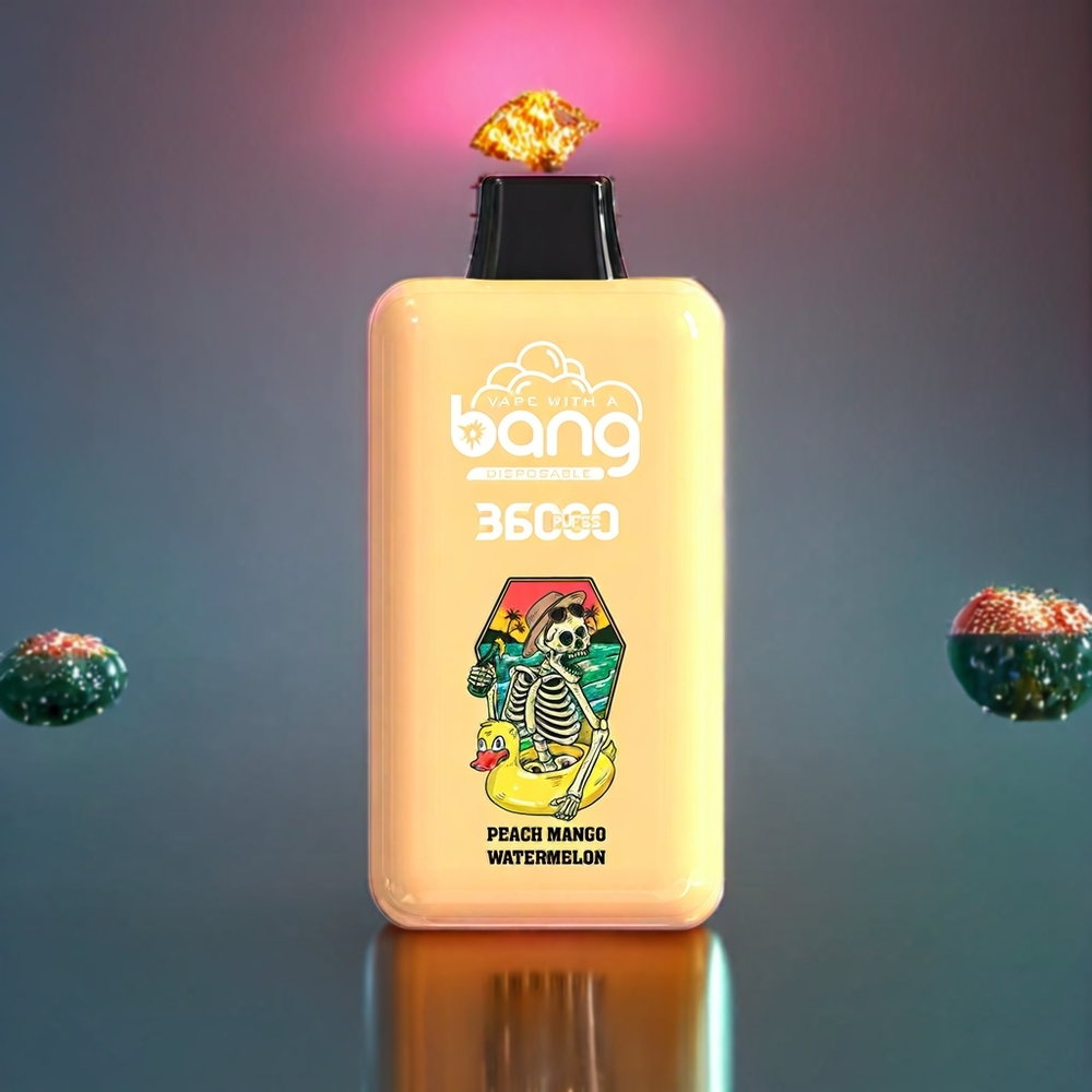 Bang 36000 Power Disposable Vape – 36ML | 850mAh | 36000 Puffs | Peach Mango Watermelon | Australia Wholesale