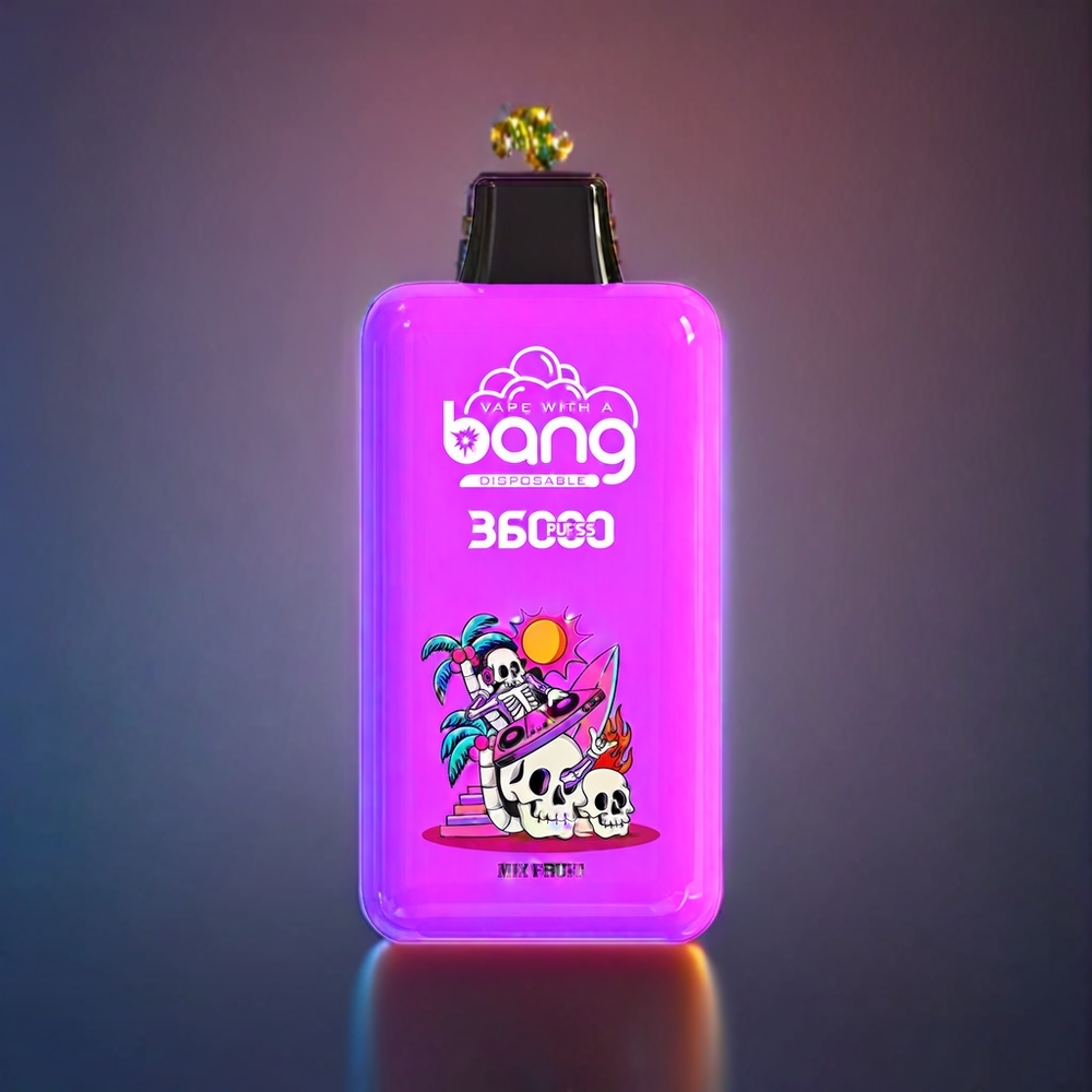 Bang 36000 Power Disposable Vape – 36mL E-Liquid, 850mAh Battery, 36000 Puffs (0%-5% Nicotine) | Australia Wholesale | Mix Fruit Flavor