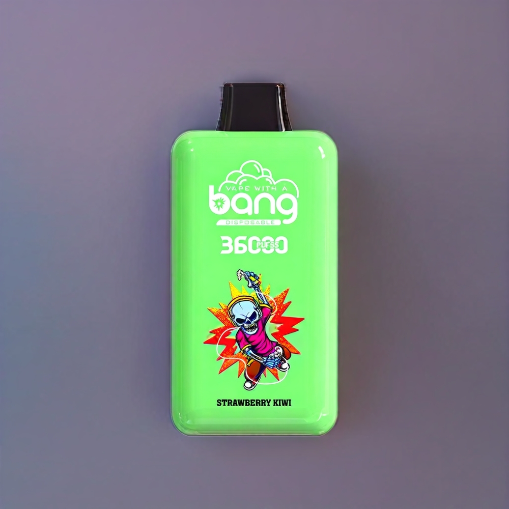 Bang 36000 Power Disposable Vape – 36ml | 850mAh | 36000 Puffs | Australia Wholesale (Strawberry Kiwi)