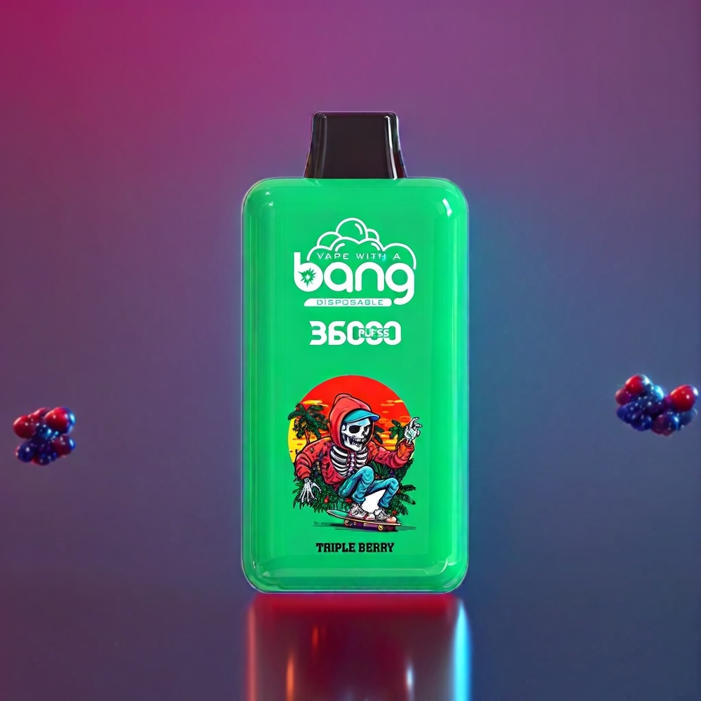 Bang 36000 Power Disposable Vape – 36ml E-Liquid, 850mAh Battery, 36000 Puffs (Australia Wholesale) – Triple Berry