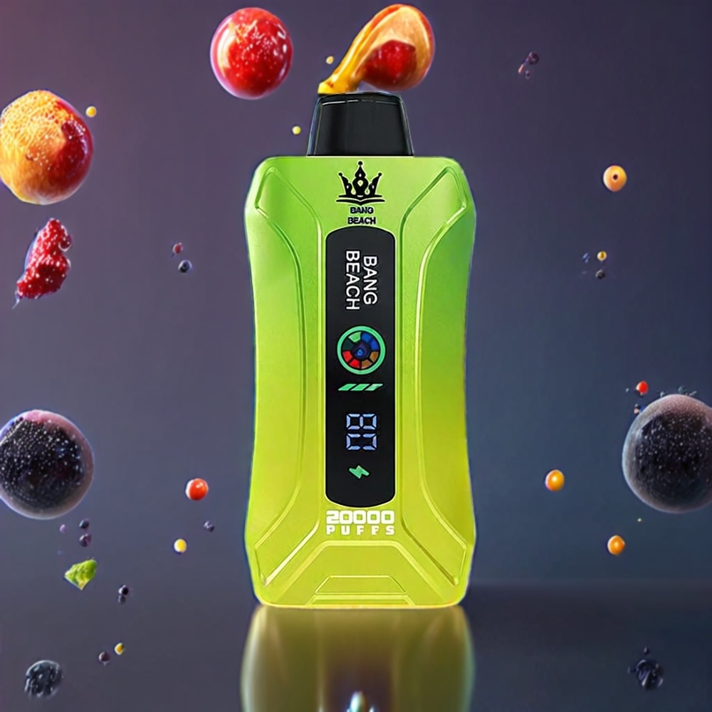 Bang Beach 20000 Puffs Australia Wholesale – 35mL Capacity, Smart Screen, 5% Nicotine (0/2/3/5%)