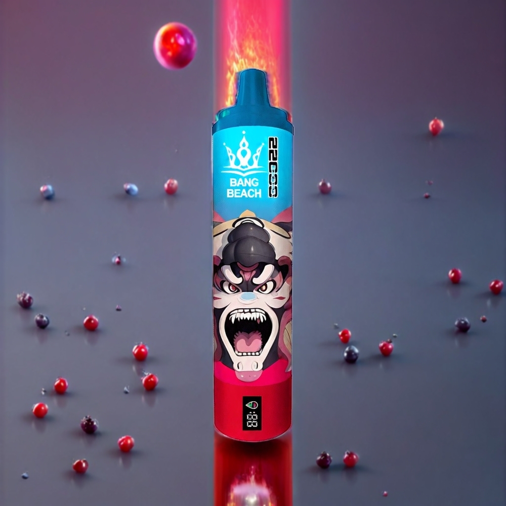 Bang Beach 22000 Puffs Disposable Vape – 36ml E-Liquid, 650mAh Battery (0%-5% Nicotine) | Australia Wholesale | Mixed Berry