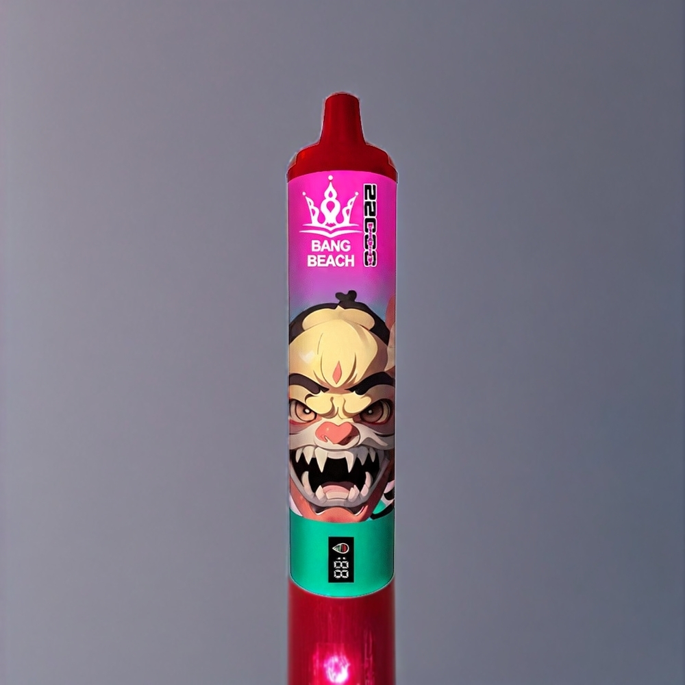 Bang Beach 22000 Puffs Disposable Vape – 36ml E-Liquid, 650mAh Battery (0%-5% Nicotine) | Australia Wholesale | Strawberry Ice