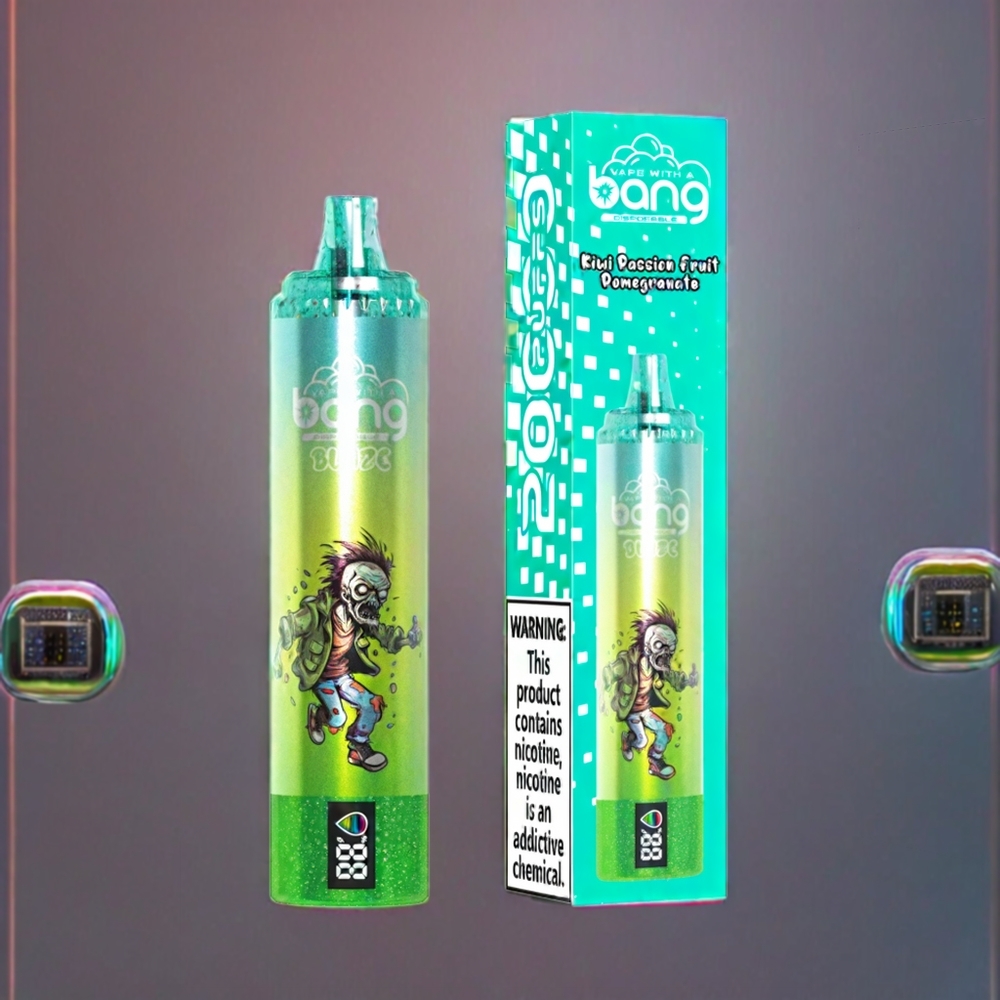 Bang Blaze Tornado 20000 Puffs Disposable Vape – Type-C Charging, Customizable Airflow, Kiwi Passion Fruit Guava | Australia Wholesale