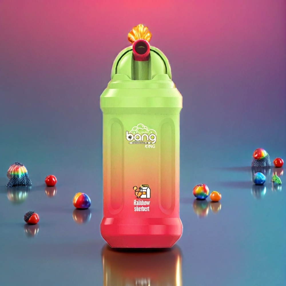 Bang King 12000 Puffs | 23ml E-Liquid | 650mAh Battery | Australia Wholesale (Rainbow Sherbert)