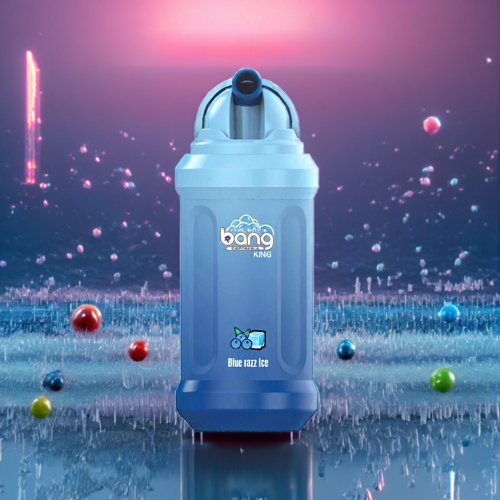 Bang King 12000 Puffs Australia Wholesale – 23ml E-Liquid, 650mAh Battery, Mesh Coil (Blue Razz Ice)