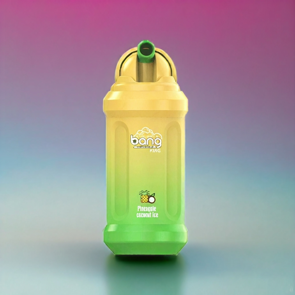 Bang King 12000 Puffs Australia Wholesale – 23ml E-Liquid, 650mAh Battery, Mesh Coil (Pineapple Coconut Ice)