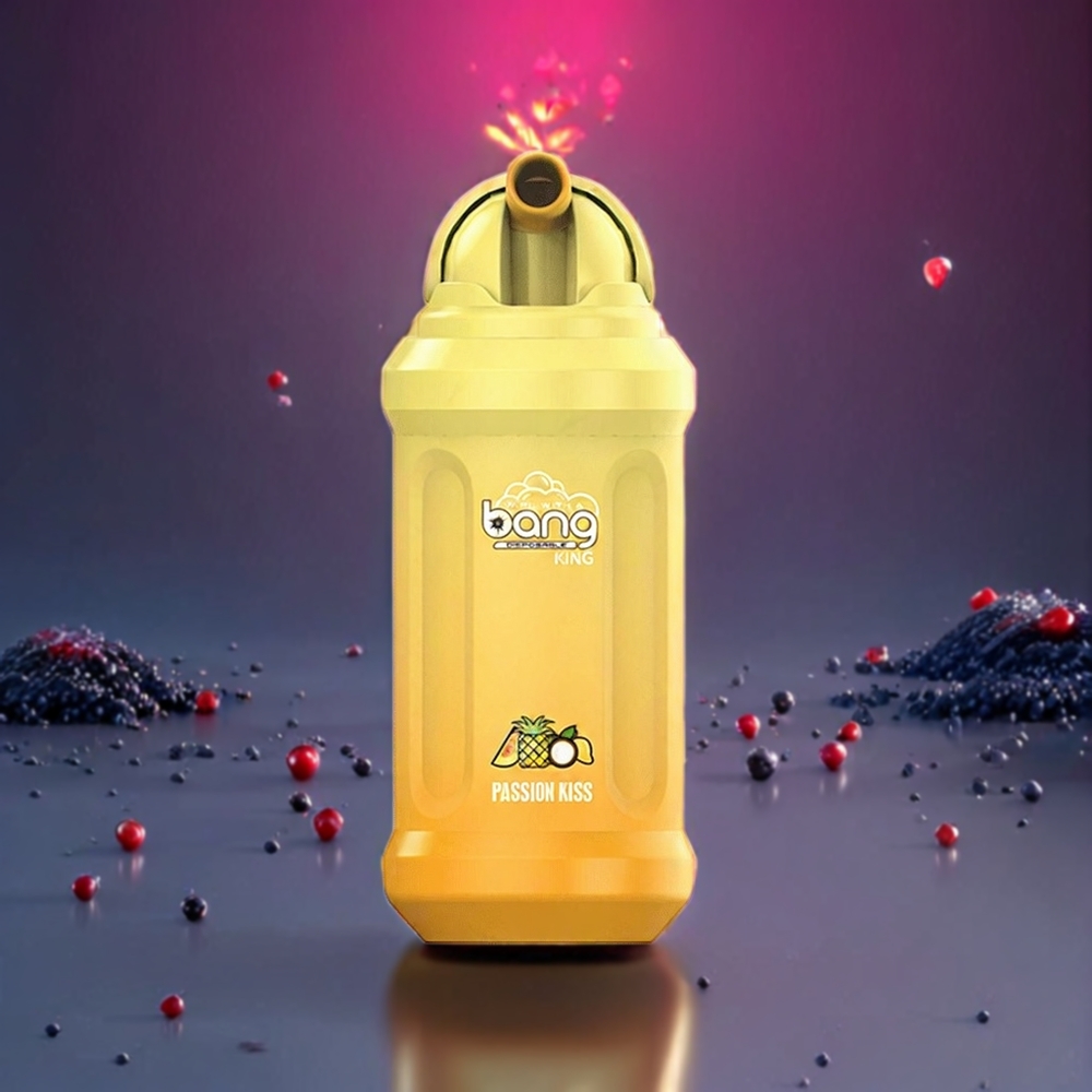 Bang King 12000 Puffs Disposable Vape – 23ml E-Liquid, 650mAh Battery, Mesh Coil (0%-5% Nicotine) – Australia Wholesale – Passion Kiss