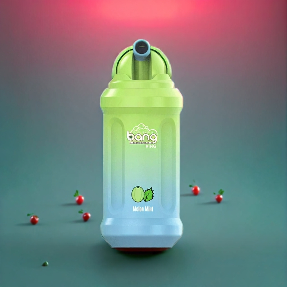 Bang King 12000 Puffs Disposable Vape – 23ml E-Liquid, 650mAh Battery, Mesh Coil (0%-5% Nicotine) | Melon Mint Flavor | Australia Wholesale