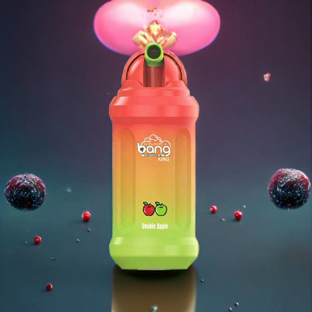 Bang King 12000 Puffs Double Apple Disposable Vape – 23ml E-Liquid, 650mAh Battery, 0%-5% Nicotine (Australia Wholesale)
